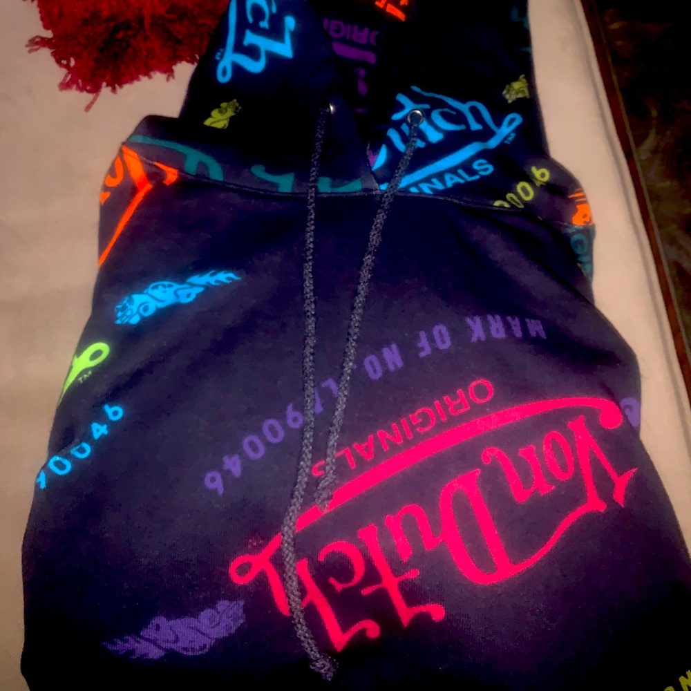 Limited edition Von Dutch “all-over” print hoodie